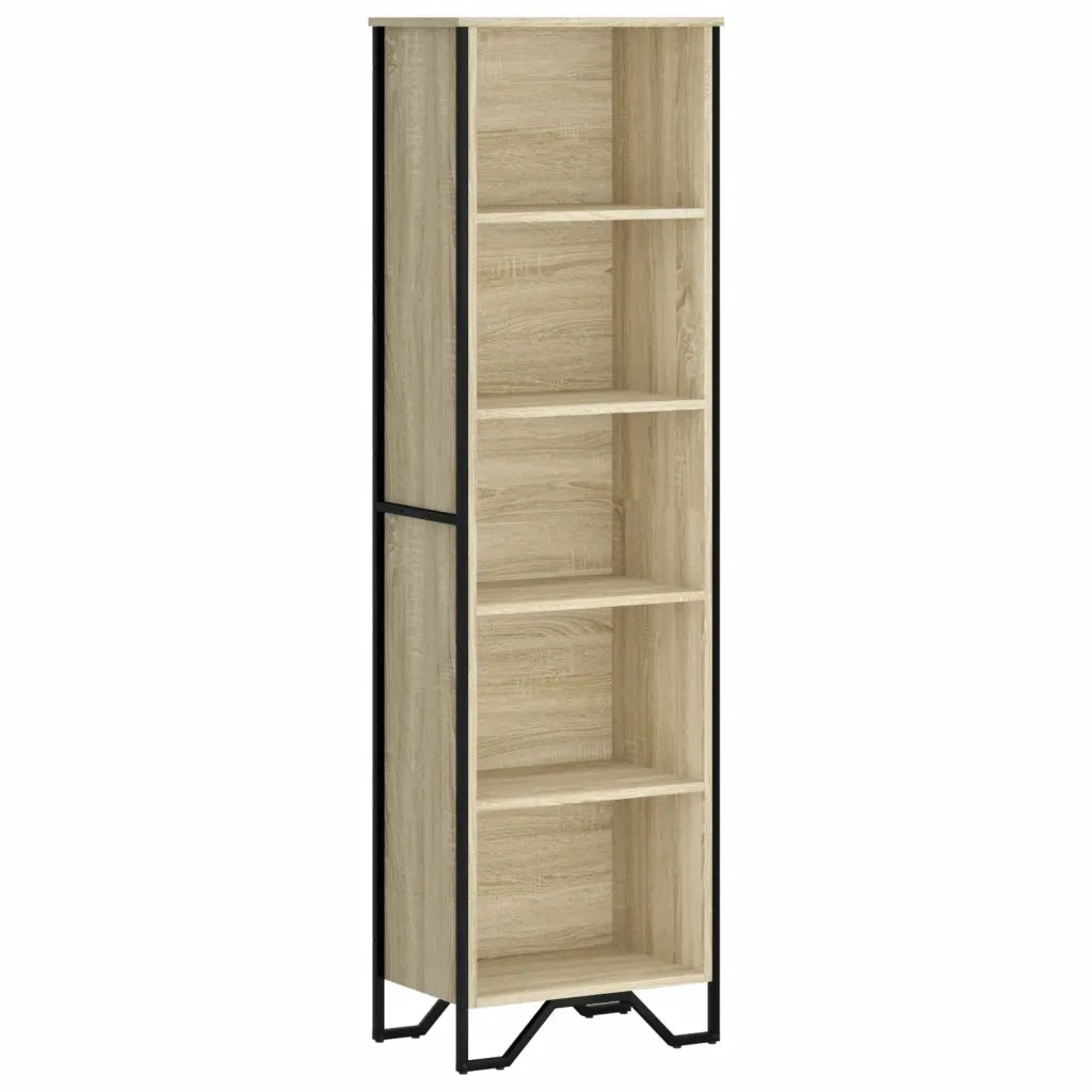 Libreria Rovere Sonoma 50x31x169 cm in Legno Multistrato 848615