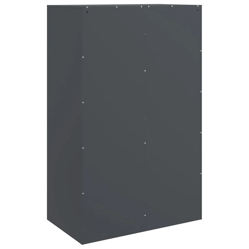 Credenza Antracite 67x39x107 cm in Acciaio 841669