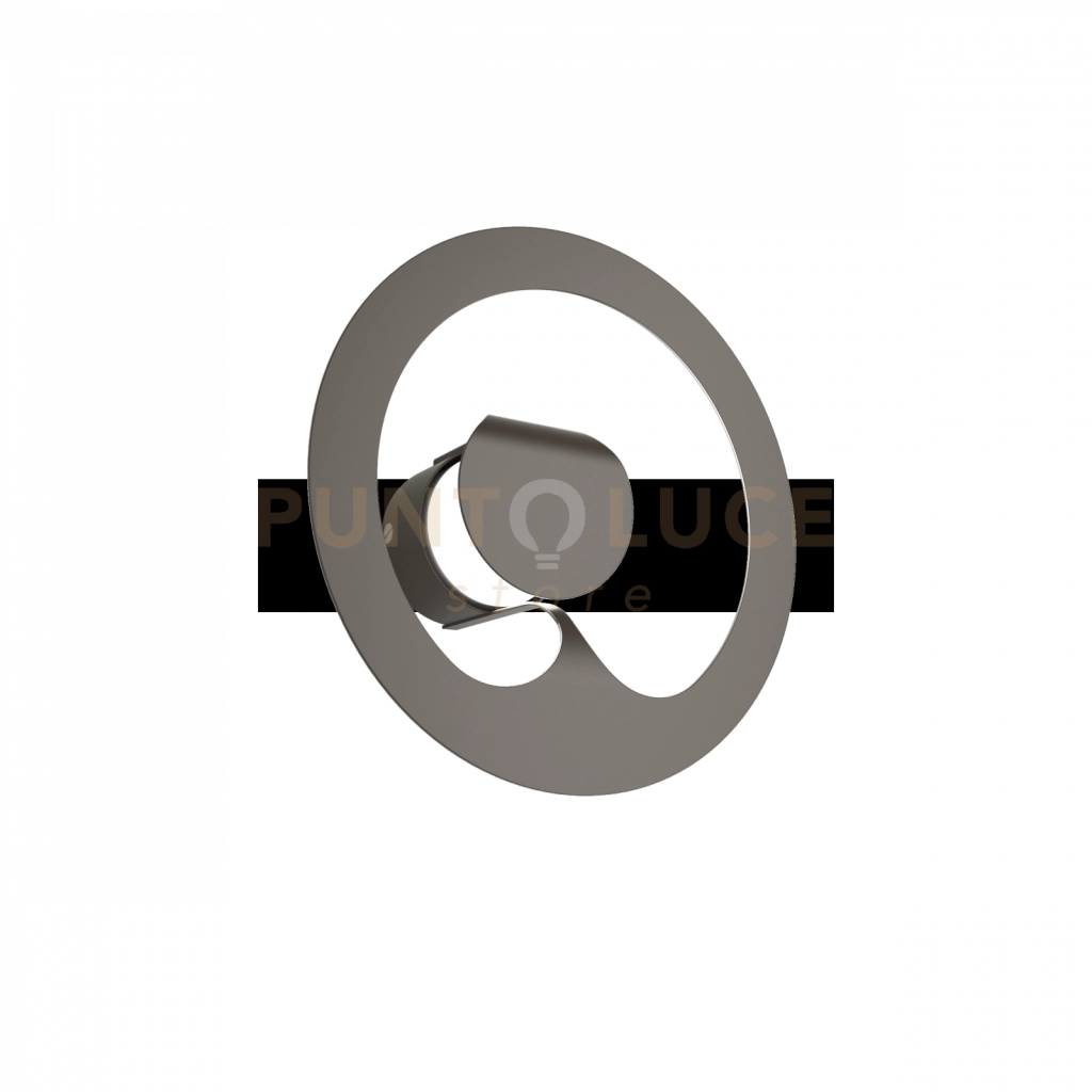 FUEL APPLIQUE-PLAFONIERA 1 LUCE MARRONE 1170-1-MA