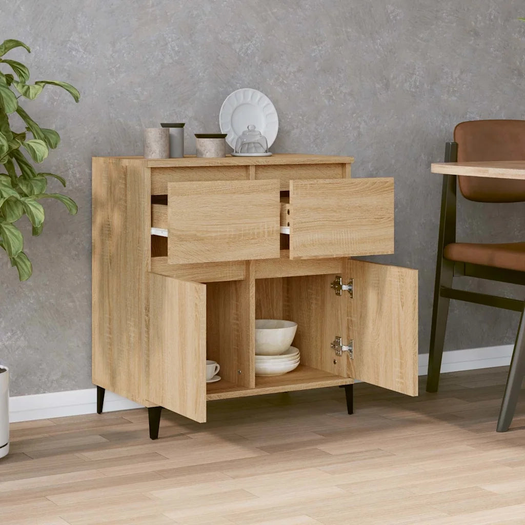 Credenza Rovere Sonoma 60x35x70 cm in Legno Multistratocod mxl 79377
