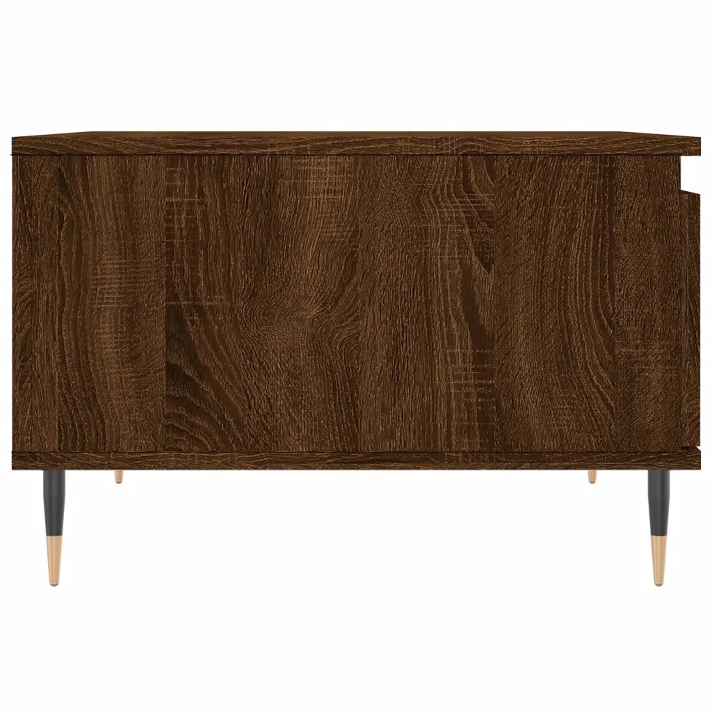 Tavolino da Salotto-Tavolino da soggiorno-Tavolo Rovere Marrone 55x55x36,5 cm in Multistrato 292590
