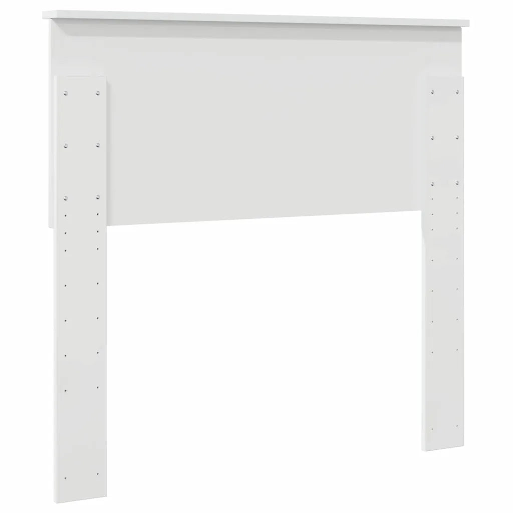 Testiera-Testata-Testiera Decorativa Bianco Lucido 80 cm Legno multistrato 760911