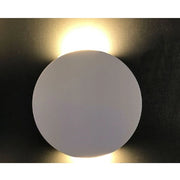 Trade Shop - Applique Slim Tonda Con Biemissione Luminosa 6w Luce 6500k 4000k 3000k Xc-9045 - -bianco Caldo      -