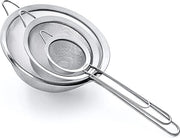 Impianto di zeve per cucina di alta qualità, tessuto fine - 8,5/14/20cm - Acciaio inox Premium 304 - Set di zeve duraturo, set di zeve per cucina