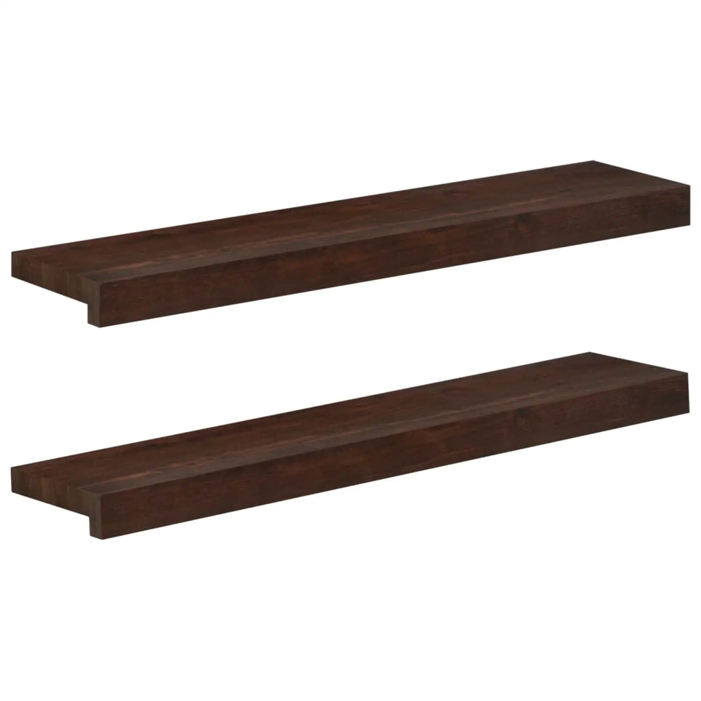 Soglie per finestre 2 pz Marrone Scuro 70 x 15 x 2 cm 42048287
