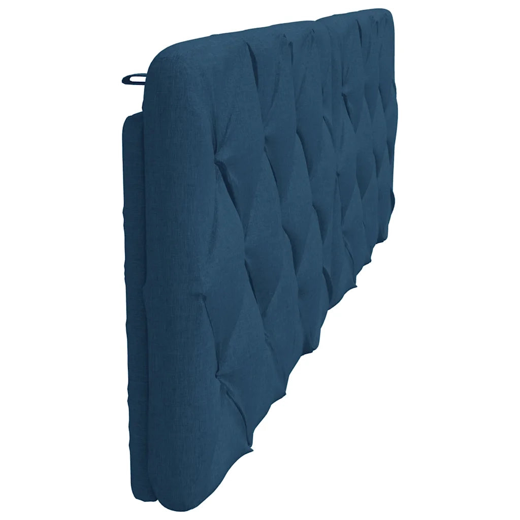 Cuscino Testiera-Cuscino per Testiera Blu 180 cm in Tessuto