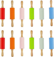12 Pacchi di Rotolini per Bambini - 9 Pollici di Rotolini in 6 Colori per la Cucina Casa