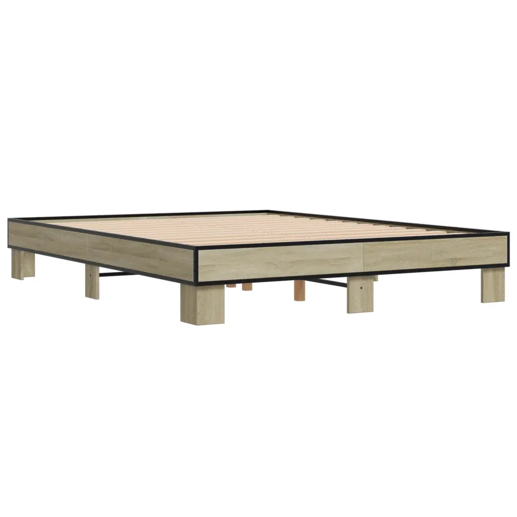 Giroletto Rovere Sonoma 150x200 cm in Legno Multistrato Metallo 3280233