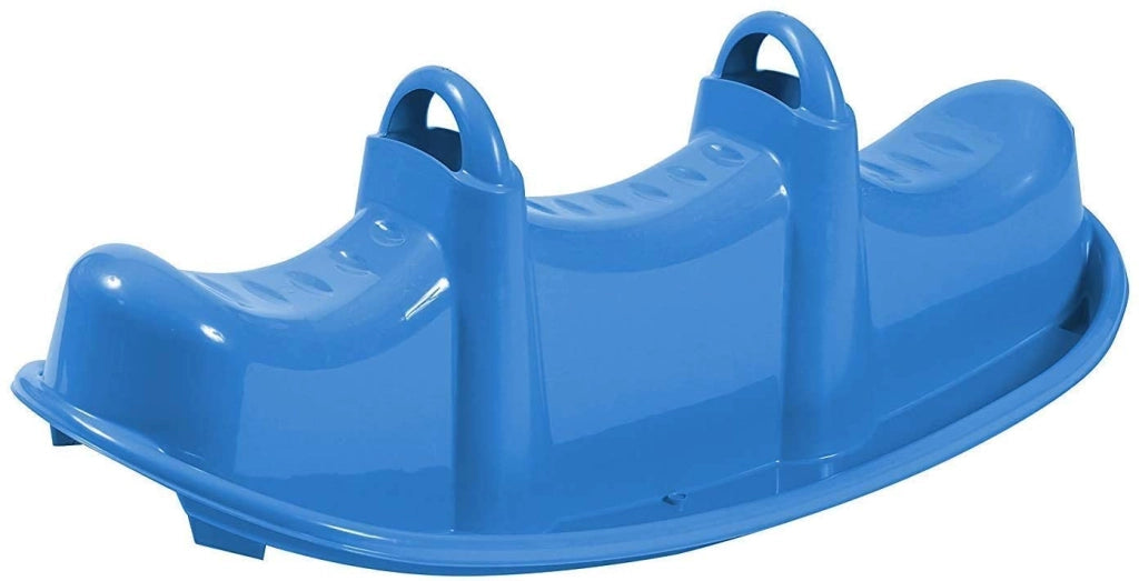 Dondolo da Giardino in Plastica Solo per Uso Domestico. Dondolo Triplo per il Divertimento dei Più Piccoli Età Minima Co