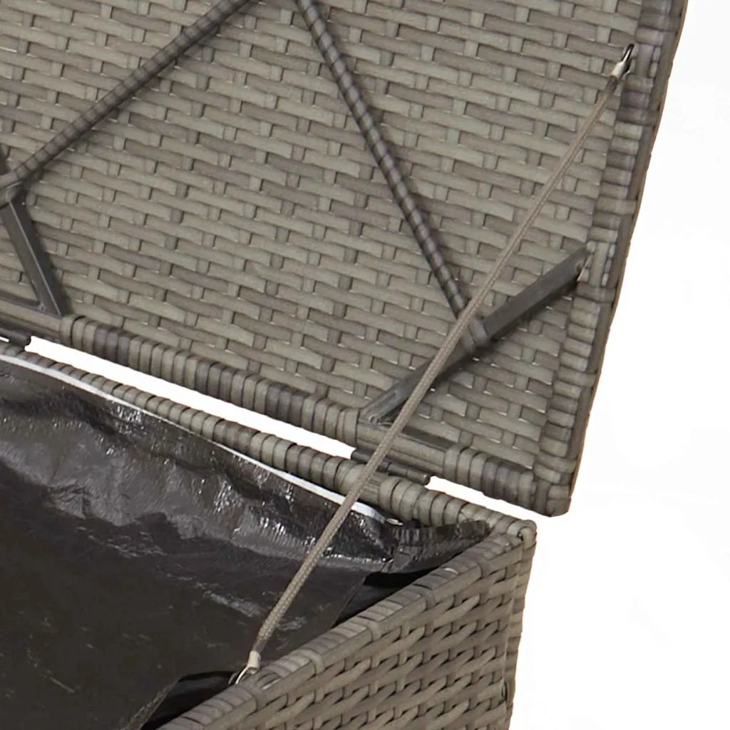 Scatola per Cuscini Grigio 50 x 50 x 50 cm polyrattan CFW2441785