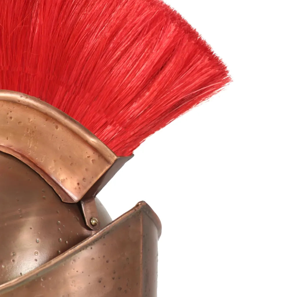 Elmo da Guerriero Greco Antico per LARP in Acciaio Rame CFW2911435
