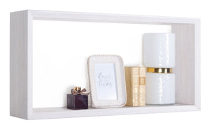 Mensola Cubo da Parete 70x35x15,5 cm in Fibra di Legno Artù Rovere Imperiale