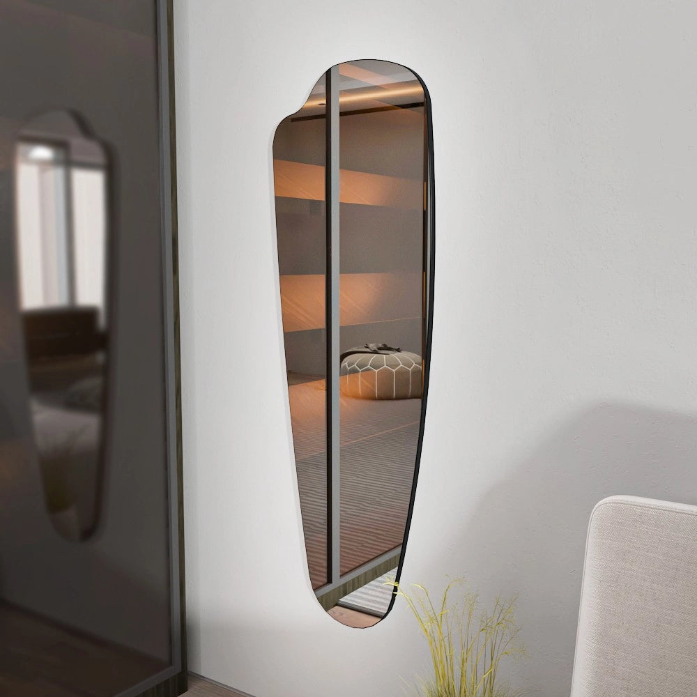 Specchio psichico in legno "Reos" - 40 x 120 cm - Trasparente