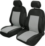 Coppia coprisedili anteriori Saturn auto universale nero/grigio