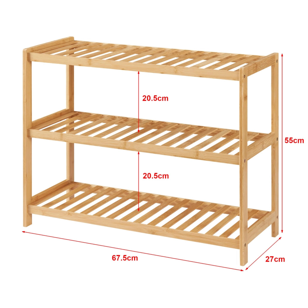 Scarpiera in bambù 55 x 68 x 27 cm naturale 03_0007643