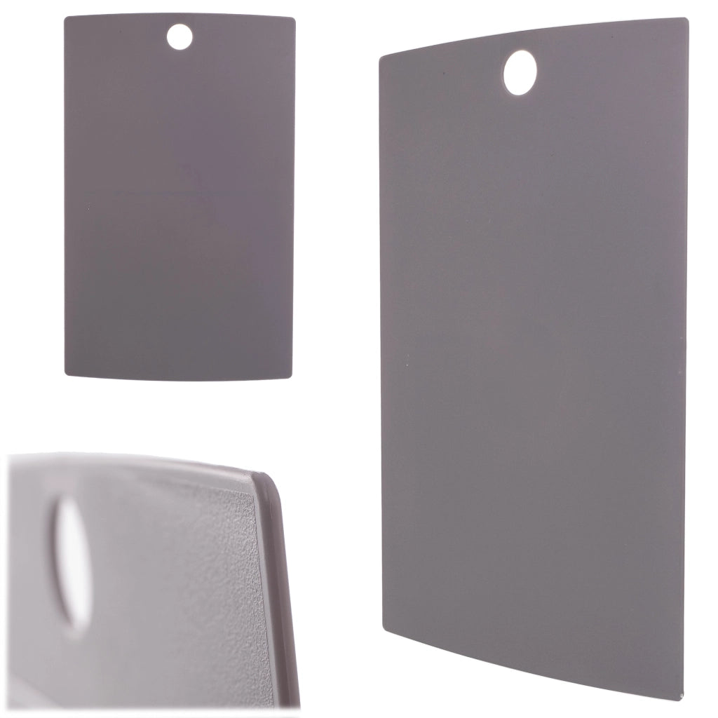 Tagliere da cucina sottile in plastica rigida KADAX, grigio, 24,5x16 cm
