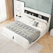 Letto imbottito idraulico - Xylo - 160x200 - Bianco