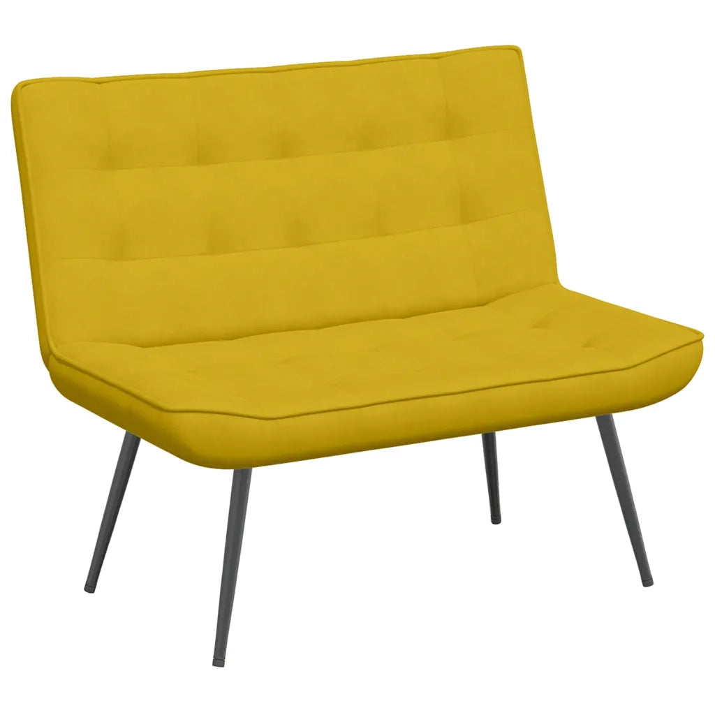 Panca Gialla 110x74x84 cm in Velluto CFW4668288