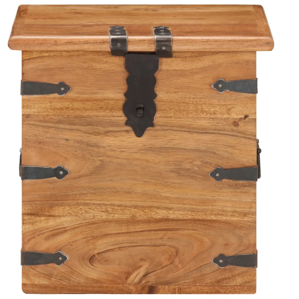 Baule 40x40x40 cm in Legno Massello di Acacia CFW5070648