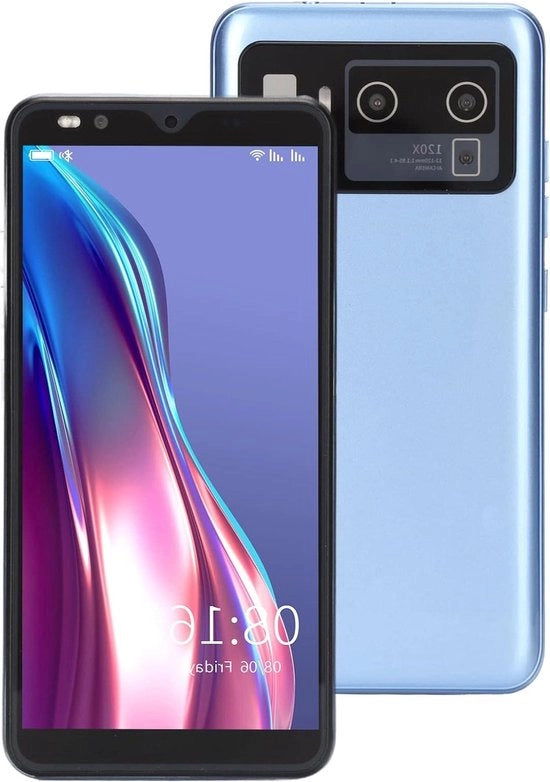 Telefono Smartphone M12 Ultra 5,45 Pollici con Display HD 854x480, 512 MB di RAM + 4 GB di ROM, Dual SIM, Dual Standby, Android, colore grigio.