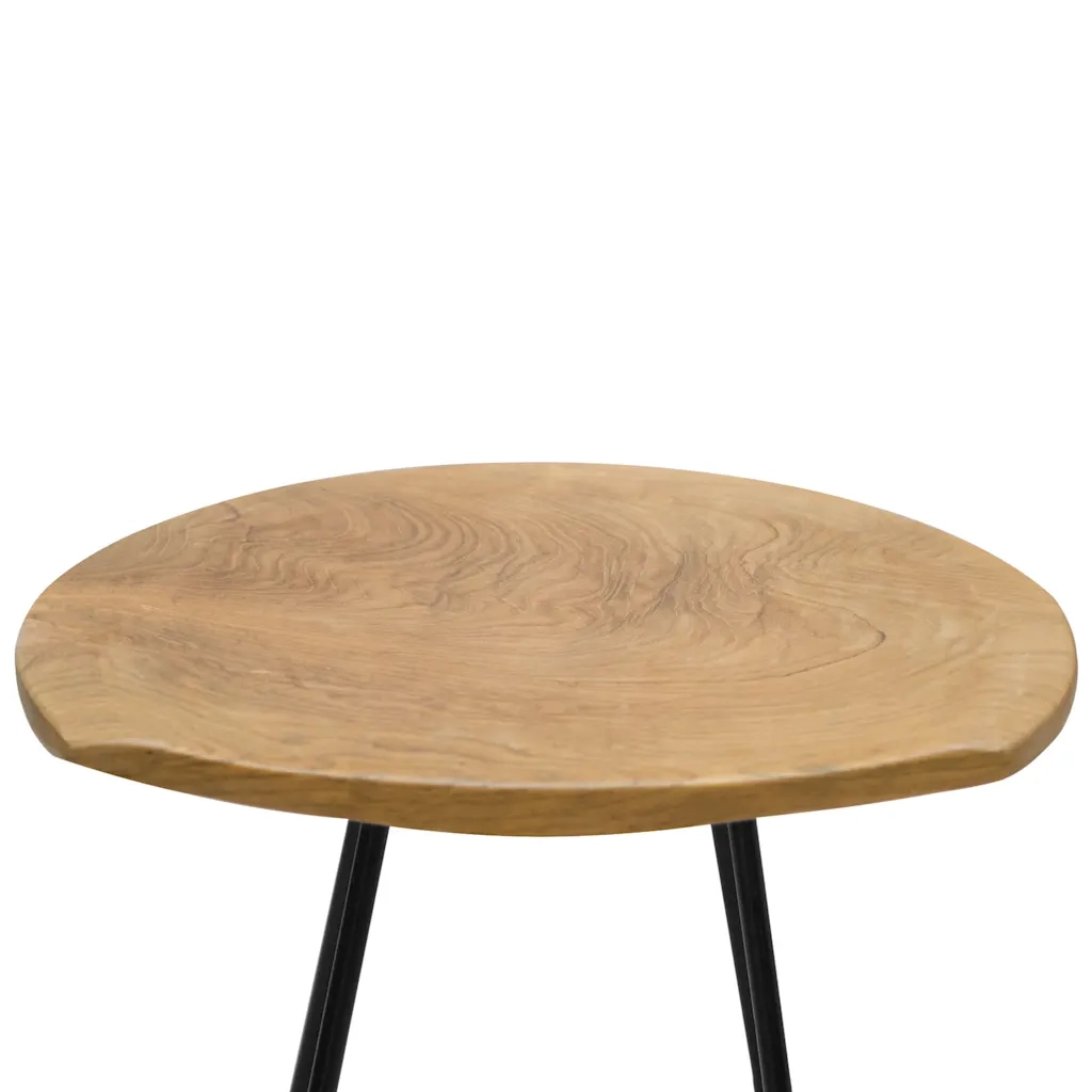 Sgabelli 2 pz in Legno Massello di Teak 285202