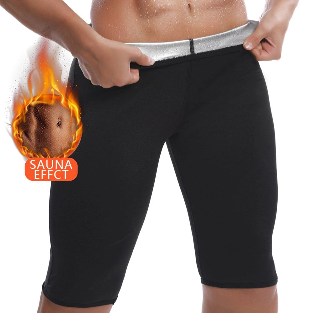 Trade Shop - Pantaloncino Dimagrante Snellente Uomo Panciera Rassodante Brucia Grassi Fitness -    M