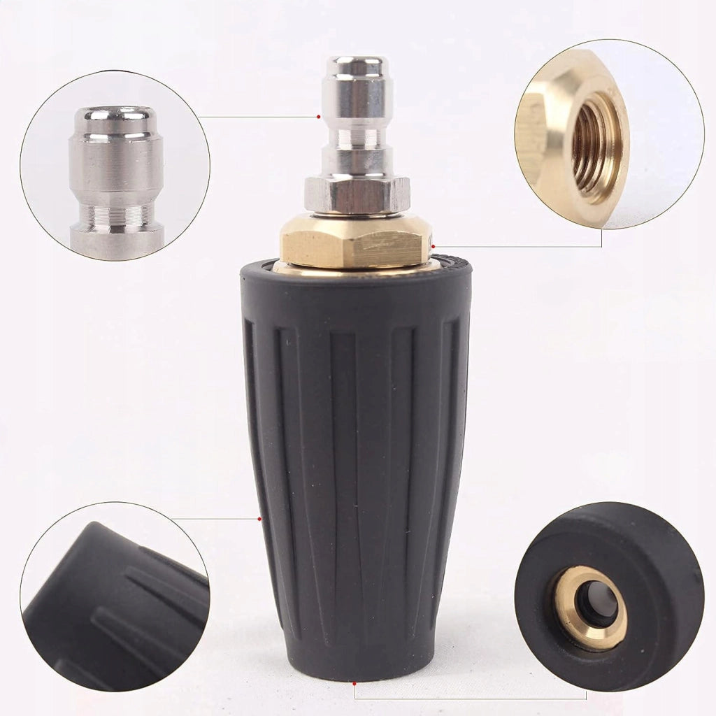Ugello Rotante per Idropulitrice – Filettatura 1/4" | Max 150 Bar, 8 l/min, 60°C