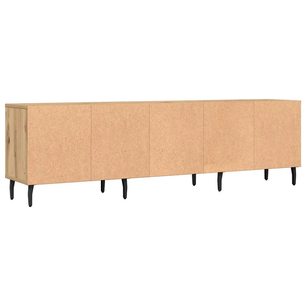 Mobile Porta TV Rovere Artigianale 150x30x44,5 cm Multistrato 857192