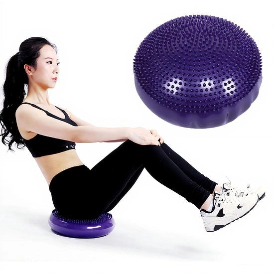 Cuscino di equilibrio per bambini e adulti - Stabilizzatore di equilibrio - Balanziera 36 cm - Antiscivolo - Per migliorare l'equilibrio e la flessibilità - Cuscino di equilibrio
