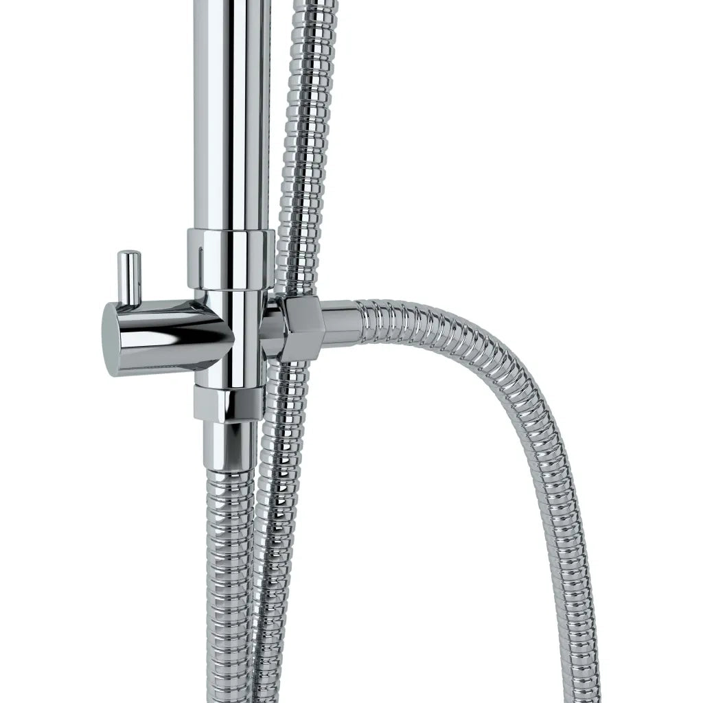 Set per Doccia a Doppio Soffione con Doccetta Acciaio Inox CFW8398441