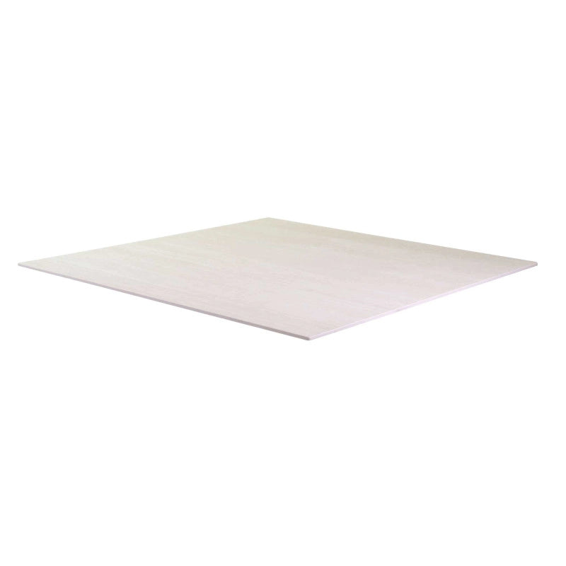 Top Tavolo Pietra Sinterizzata Travertino Opaco Quadro Cm 80x80x1,1