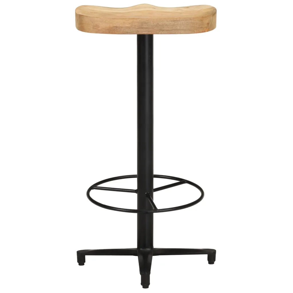 Sgabelli da Bar 2 pz 76 cm in Legno Massello di Mango cod mxl 70507
