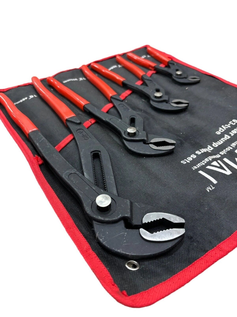 PINZE POLIGRIP CON PULSANTE KIT 4 PZ 175mm 250mm 300mm 400mm