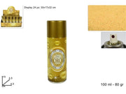 1 Pezzo Bomboletta per Decorazioni Natale Oro 100 ml