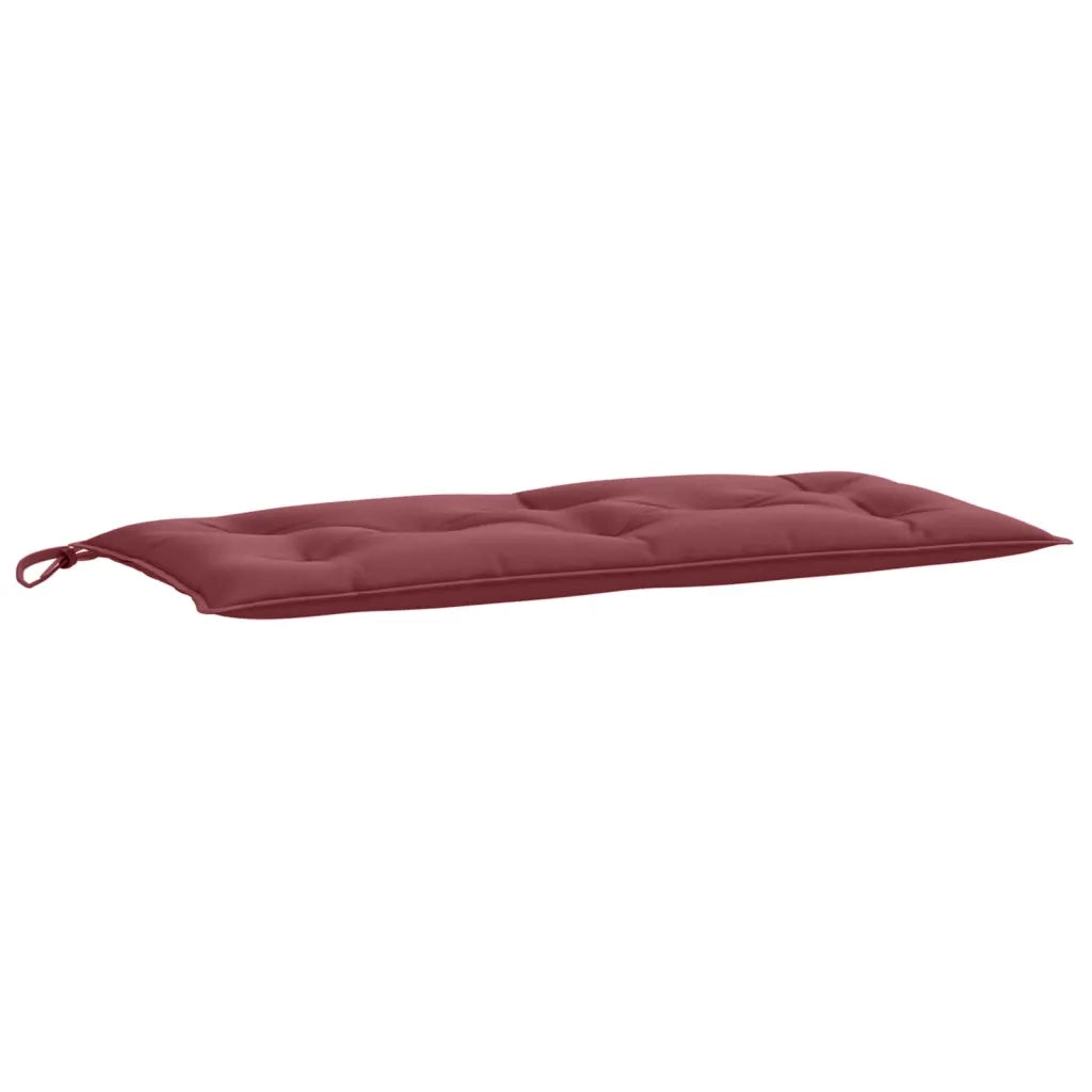 Cuscino Panca Giardino-Cuscini per panchina da esterno Rosso Vino M¨¦lange 100x50x7 cm Tessuto