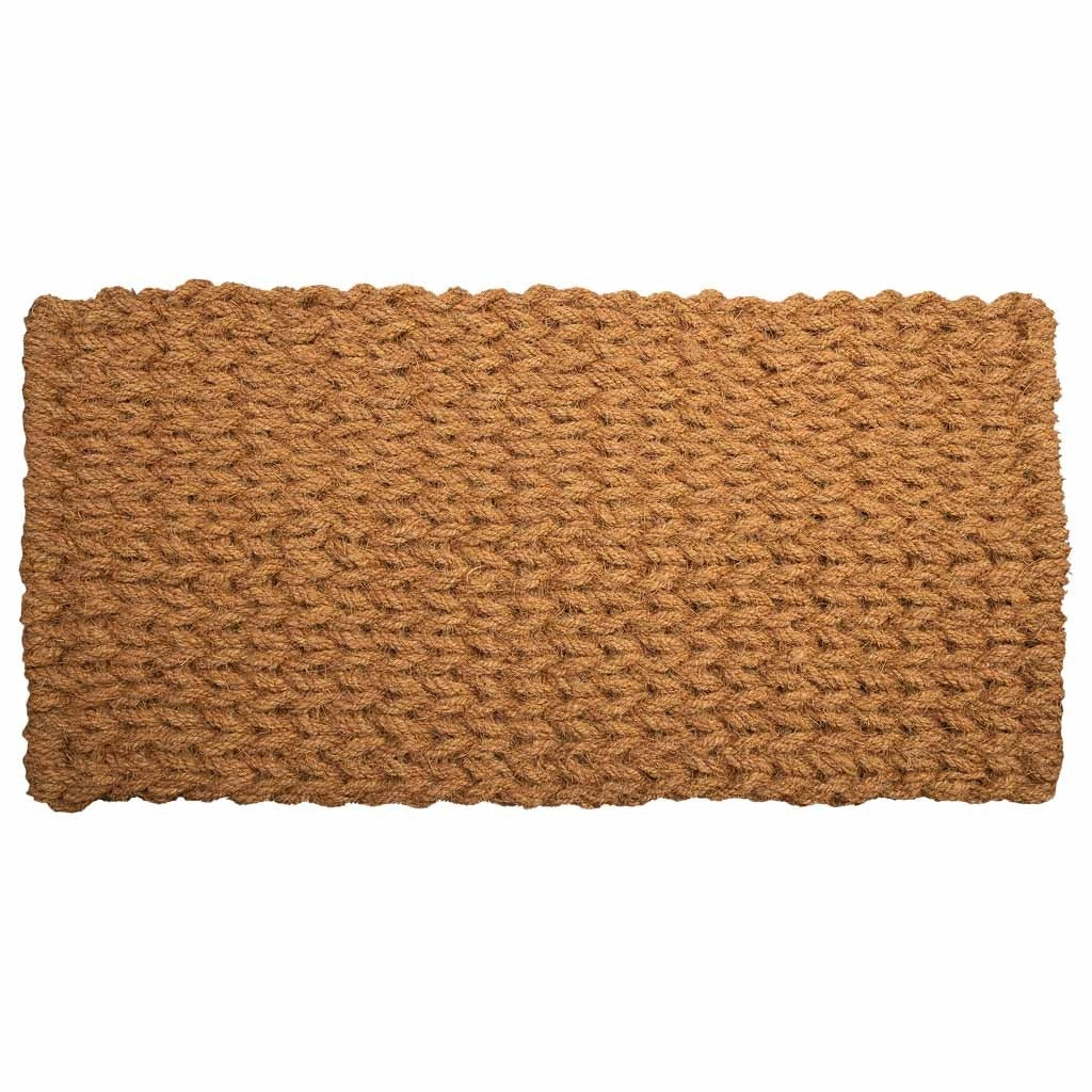 Zerbino corda di cocco marrone 120x60x3