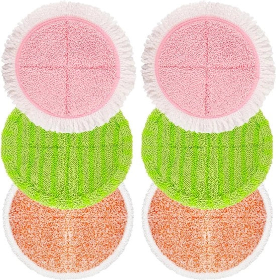 Pannelli di pulizia microfibra per sostituzione - pannelli abrasivi - compatibili con aspirapolvere a vapore elettrico - pannelli abrasivi pesanti - pannelli morbidi - pannelli scrubby