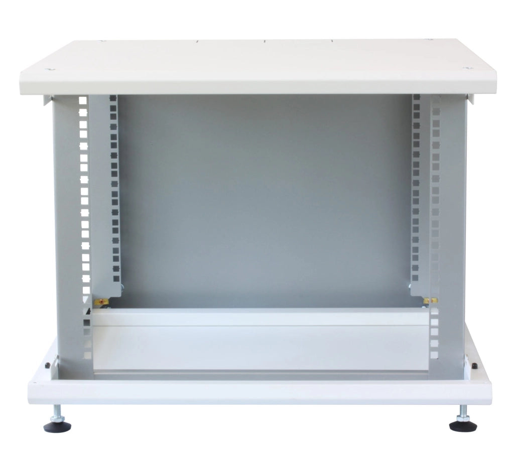 Armadio Rack 19'' ideale per Accumulatori Fotovoltaico 8U P600mm Bianco