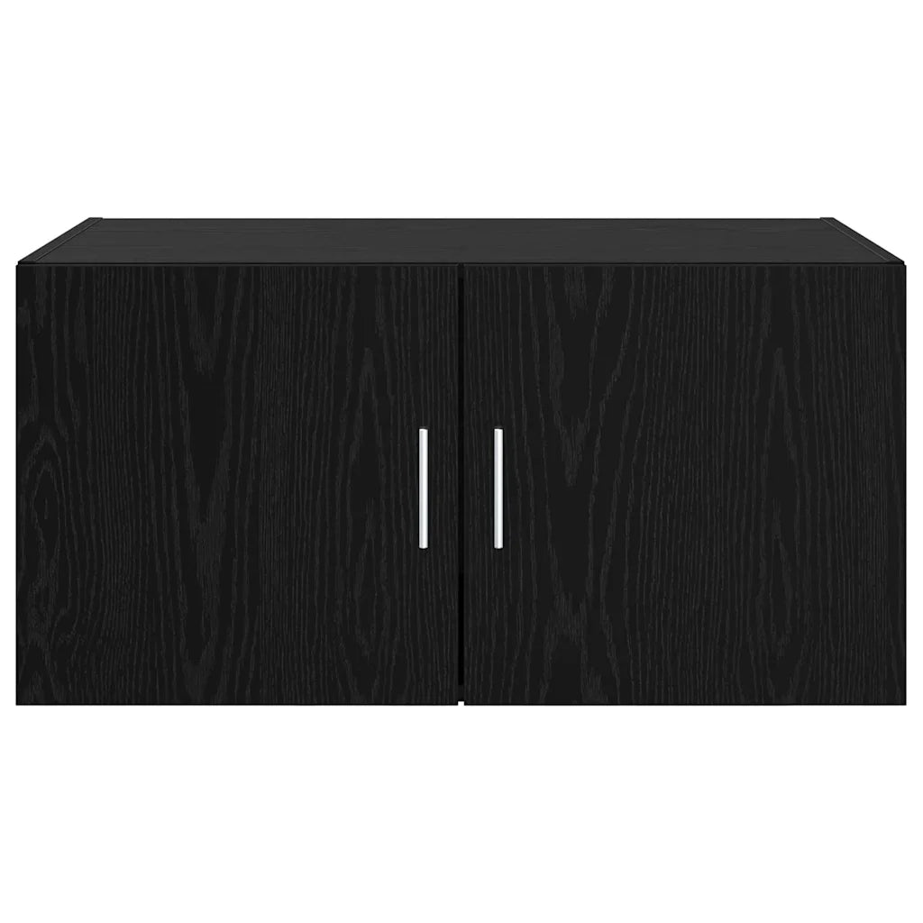 Armadietto a muro Rovere nero 80 x 42.5 x 40 cm 879655