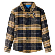 Camicia a Quadri da Bambino Gialla e Nera 104cod mxl 132546