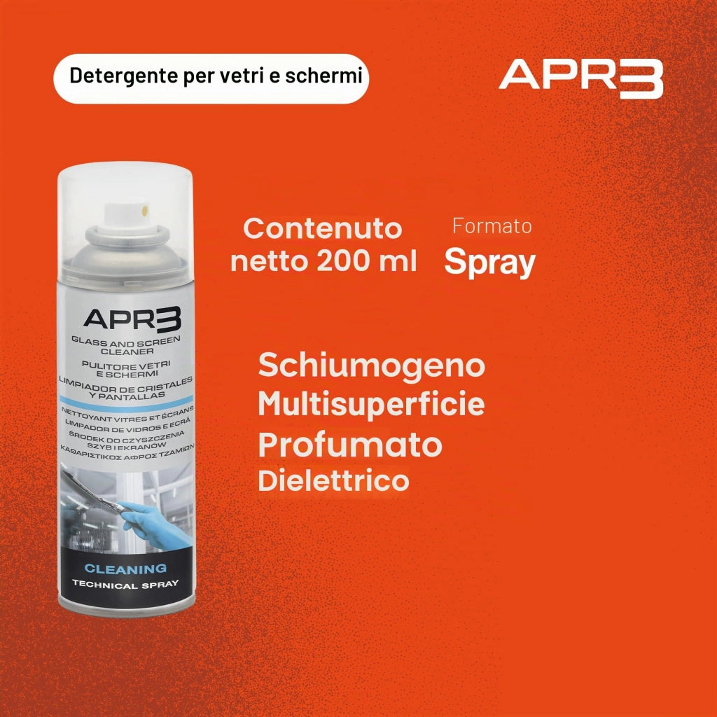 Pulitore Vetri e Schermi Schiumoso Ambrosol 400 ml