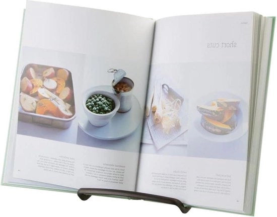 Scaffale per cucina in metallo resistente all'usura - contenitore per ricette - colore bronzo