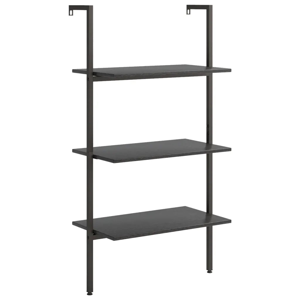 Scaffale Pendente a 3 Livelli Nero 64x35x120,5 cm CFW7594555
