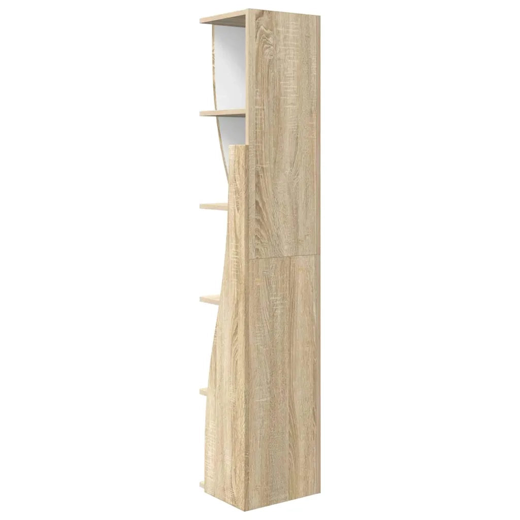 Mobile angolare Rovere Sonoma 27,5x27x140cm Legno multistrato