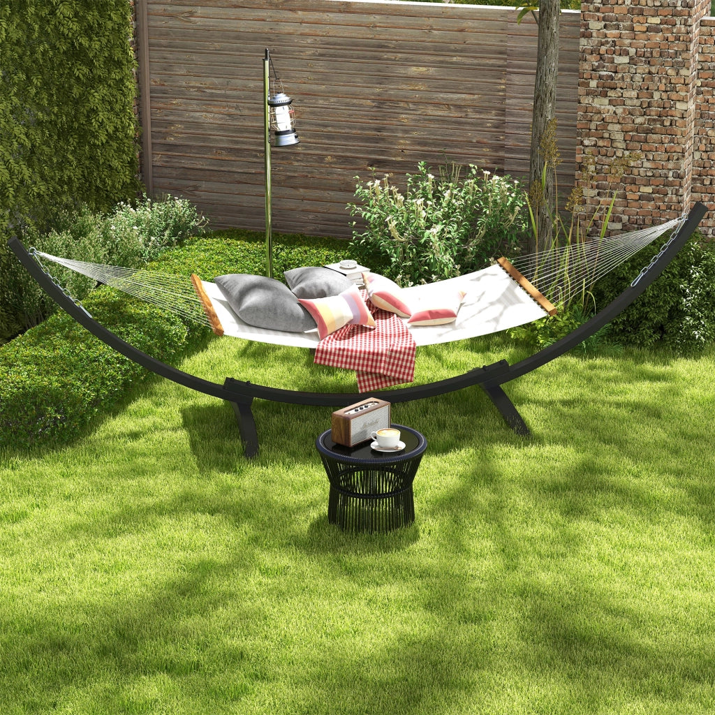 Supporto per amaca in metallo robusto ¨C Zephmum ¨C Grigio 360 cm per amache 270-330 cm
