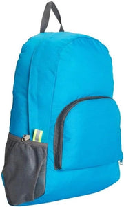 Zak da bagno impermeabile e leggero pieghevole per viaggi, escursioni, campeggio, mountain bike - Blu, unisex.