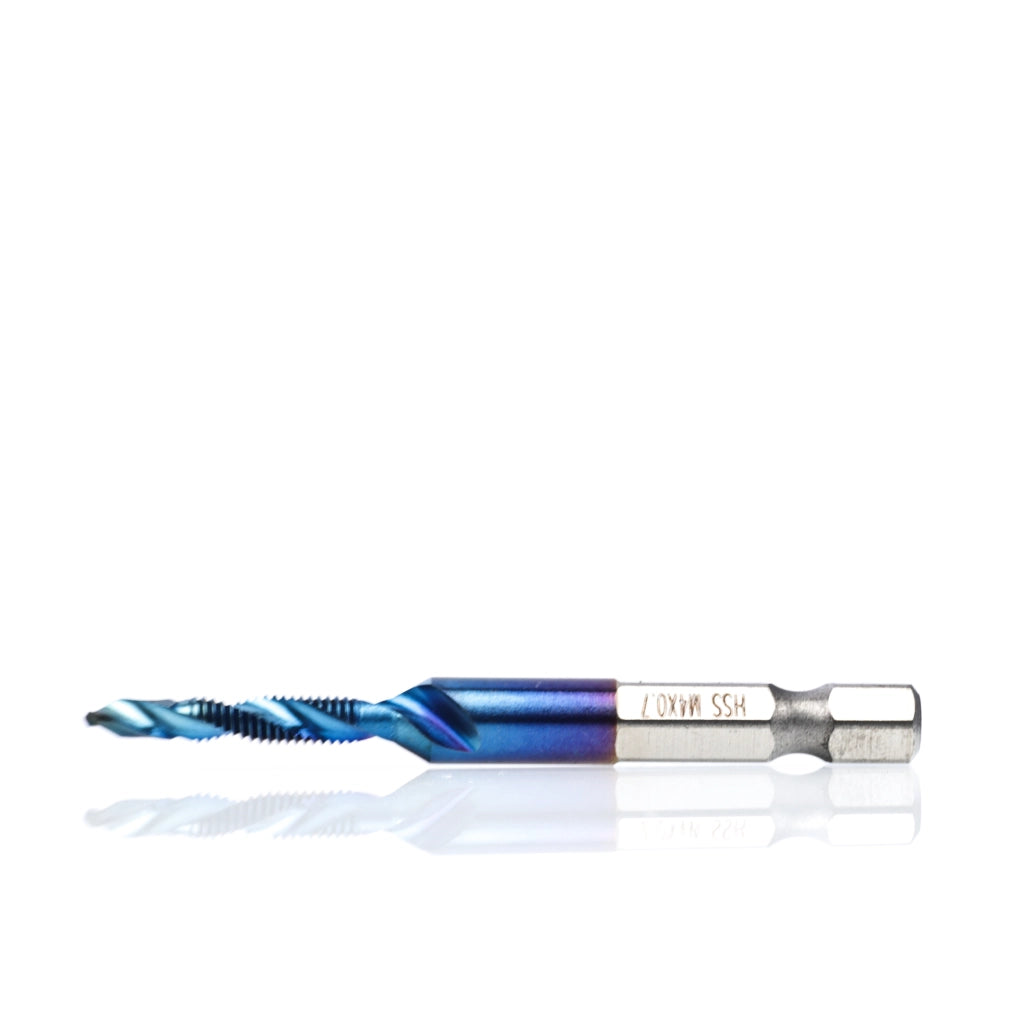 Set di Punte Maschiatrici M3-M8 – Acciaio HSS di Alta Qualità | 6 Pezzi, Attacco 1/4" | Per Metallo, Legno, Plastica