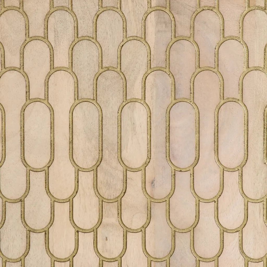 Tavolino da Salotto 100x54x40 cm in Legno Massello di Mango 358260