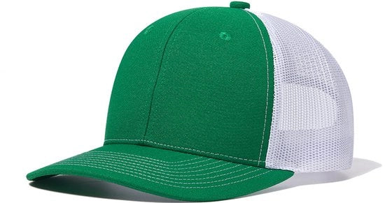 Cappello da Baseball per Uomo - Cappello da Baseball per Uomo Respirante - Cappello da Baseball per Uomo e Donna - Kelly Verde e Bianco Tessuto a Maglia