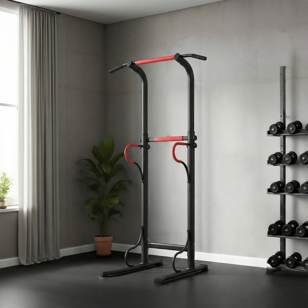 Stazione Power Tower Multifunzione ¨C Xylo ¨C Regolabile Sbarra Trazioni Dip Station